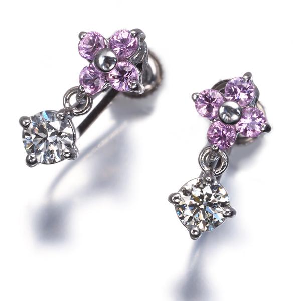 TASAKI（タサキ） イヤリング ダイヤ ダイヤモンド 0.214ct/0.203ct 
