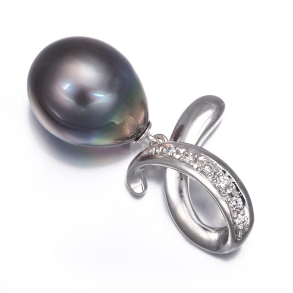 TASAKI（タサキ） ペンダントトップ ブラック バロックパール 真珠