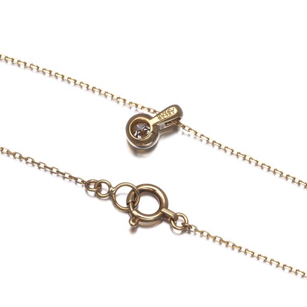 AHKAH（アーカー） ネックレス ダイヤ ダイヤモンド 0.13ct 一粒