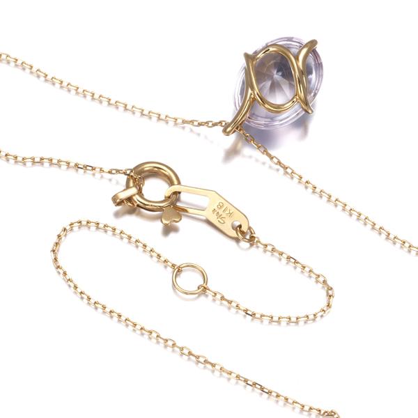 STAR JEWELRY（スタージュエリー） ネックレス アメジスト カボション