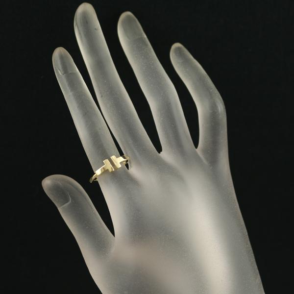 TIFFANY&Co.（ティファニー） リング Tワイヤー 11.5号 K18YG 指輪 BLJ