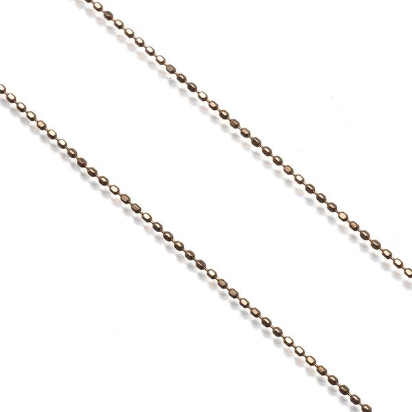 カットボール チェーンネックレス 40cm K10PG GENJ : グリーバー 
