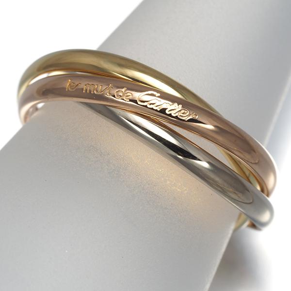 Cartier（カルティエ） トリニティリング スリーカラー XS 51号 K18YG