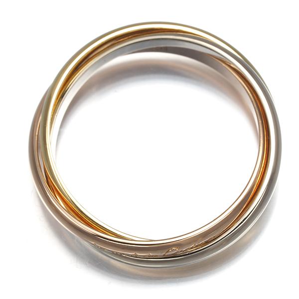 Cartier（カルティエ） トリニティリング スリーカラー XS 51号 K18YG