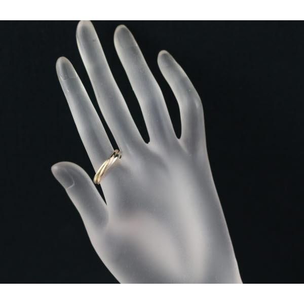 Cartier（カルティエ） トリニティリング スリーカラー XS 51号 K18YG