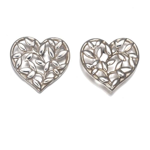 TIFFANY&Co.（ティファニー） ピアス オリーブリーフ ハート シルバー