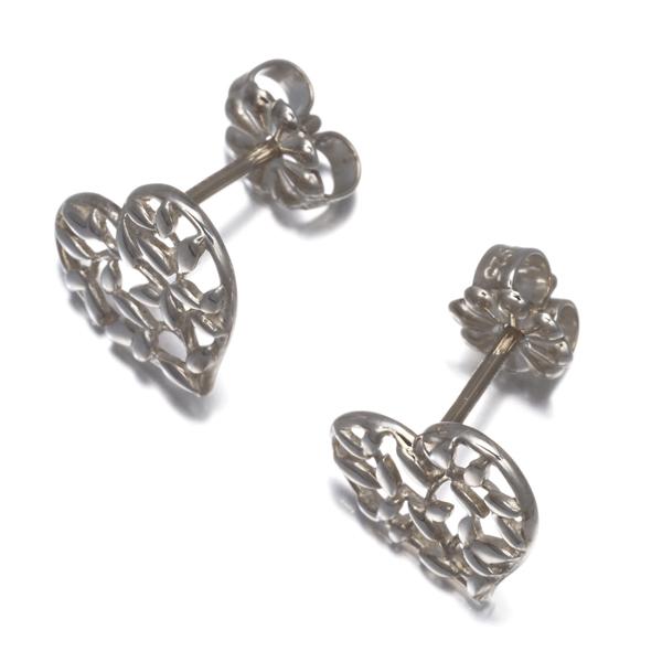 未使用級★ティファニー ピアス オリーブリーフ ハート モチーフ シルバー925 TIFFANY&Co.（ティファニー） ピアス オリーブリーフ ハート シルバー