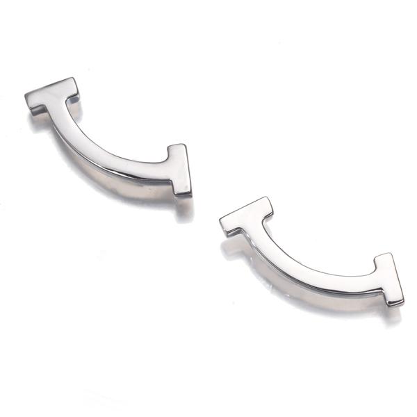 TIFFANY&Co.（ティファニー） ピアス Tスマイル K18WG BLJ