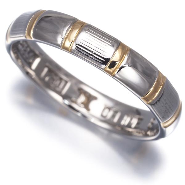 CELINE（セリーヌ） リング コンビカラー 8号 K18YG/Pt850 指輪 BLJ