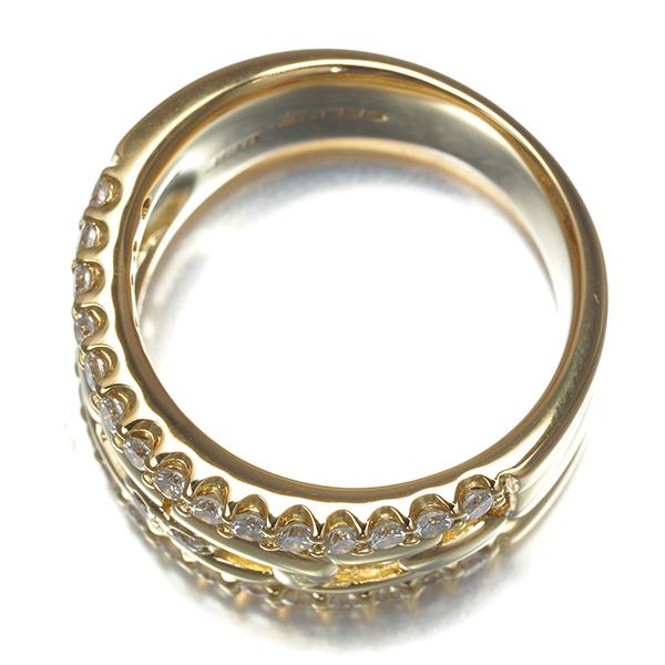 CELINE（セリーヌ） リング ダイヤ ダイヤモンド 0.68ct 透かし 12号