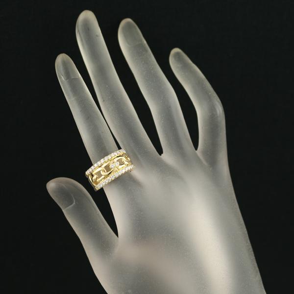 CELINE（セリーヌ） リング ダイヤ ダイヤモンド 0.68ct 透かし 12号