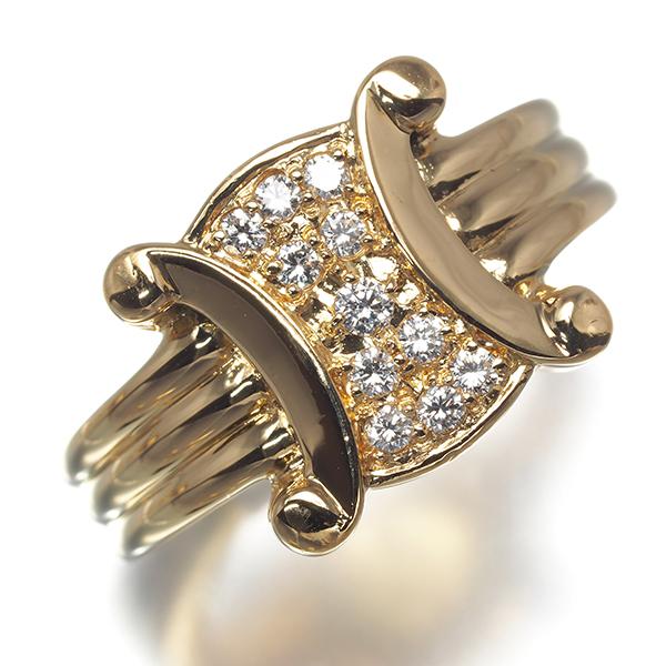 CELINE（セリーヌ） リング ダイヤ ダイヤモンド 0.15ct マカダム 11.5