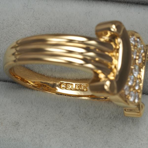CELINE（セリーヌ） リング ダイヤ ダイヤモンド 0.15ct マカダム 11.5