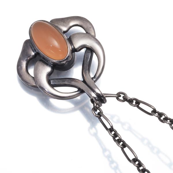 Georg Jensen（ジョージ ジェンセン） ネックレス オレンジムーン 
