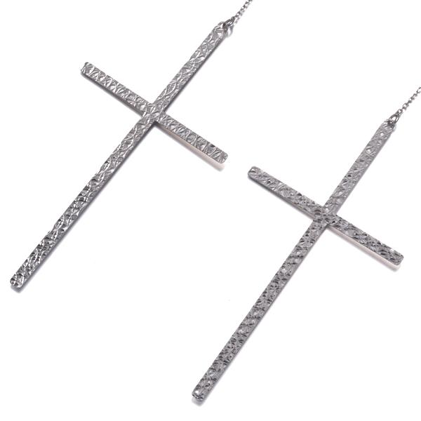 (M1012-2)K18WGタヒチシルバーグレーアメリカンピアス アメリカンピアス ウェーブ No.2 ロジウムカラー – 貴和製作所