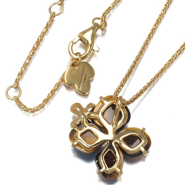 CHAUMET（ショーメ） ネックレス タイガーアイ ダイヤ ダイヤモンド