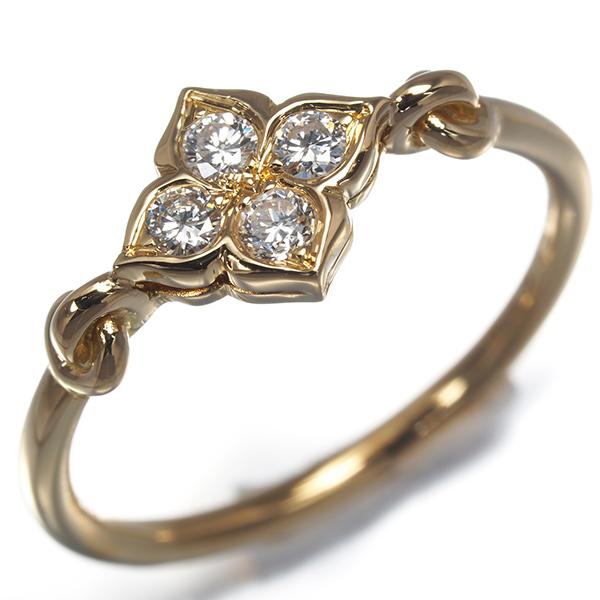 Cartier ダイヤ ゴールドリング サイズ48保証書付き Cartier（カルティエ） リング ダイヤ ダイヤモンド ヒンドゥ 48号