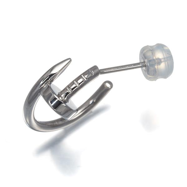 Cartier（カルティエ） ピアス ジュストアンクル フープ 片耳 K18WG