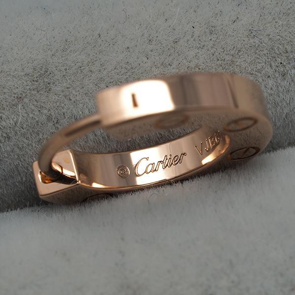Cartier（カルティエ） ラブ ピアス シングル フープ 片耳 K18PG