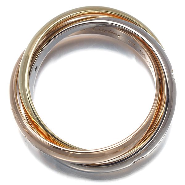 Cartier（カルティエ） トリニティリング ダイヤ ダイヤモンド スリー