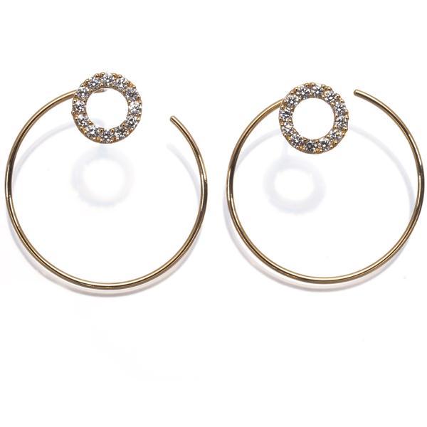 田中貴金属ジュエリー ギンザタナカ ピアス ダイヤ ダイヤモンド 0.12