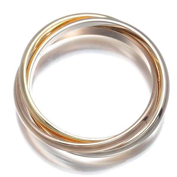 Cartier（カルティエ） トリニティリング スリーカラー XS 49号 K18YG