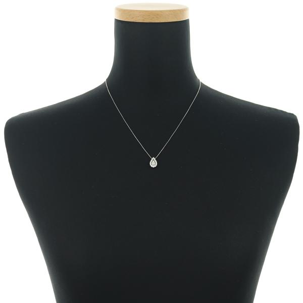 ダイヤ ダイヤモンド 0.196ct L VS2/0.22ct ペアシェイプ ネックレス