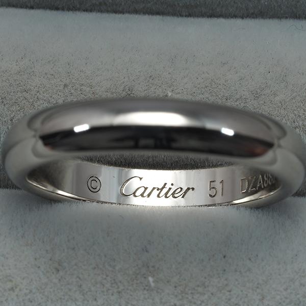 Cartier☆カルティエ　Pt950 クラッシックバンドリング 14号 Cartier☆カルティエ Pt950 クラッシックバンドリング 14号 - メルカリ