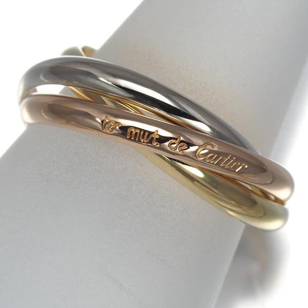 Cartier（カルティエ） トリニティリング スリーカラー XS 47号 K18YG