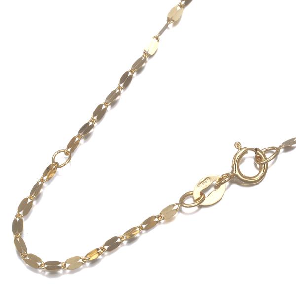 ペタル チェーンネックレス 44cm K18YG GENJ : グリーバー - 通販