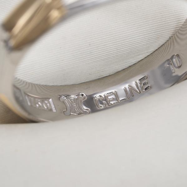 CELINE（セリーヌ） リング ウェディング コンビカラー 9.5号 K18YG