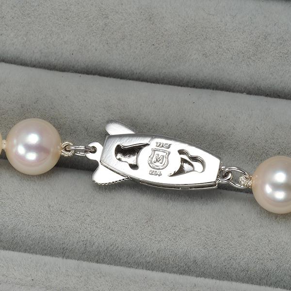 MIKIMOTO（ミキモト） ネックレス パール 真珠 7.0-7.4mm K14WG BLJ
