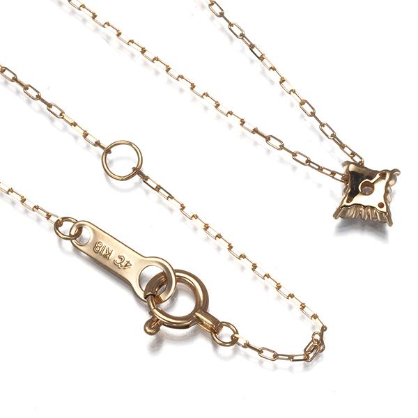 4℃（ヨンドシー） ネックレス ダイヤ ダイヤモンド K18PG BLJ/GENJ