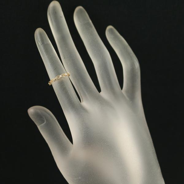 agete（アガット） リング ダイヤ ダイヤモンド 0.02ct 3P ピンキー 3 