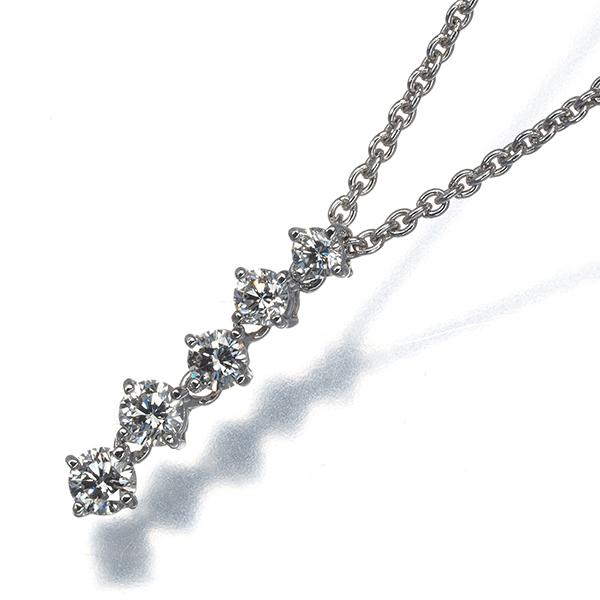 MIKIMOTO（ミキモト） ネックレス ダイヤ ダイヤモンド 0.28ct 5P 