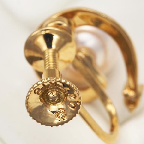 TASAKI タサキ イヤリング パール 真珠 7.1mm ダイヤ ダイヤモンド 0.01ct/0.01ct K18YG BLJ 大幅値下げ品_3