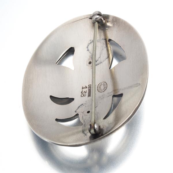 Georg Jensen（ジョージ ジェンセン） ブローチ ムーンストーン 138