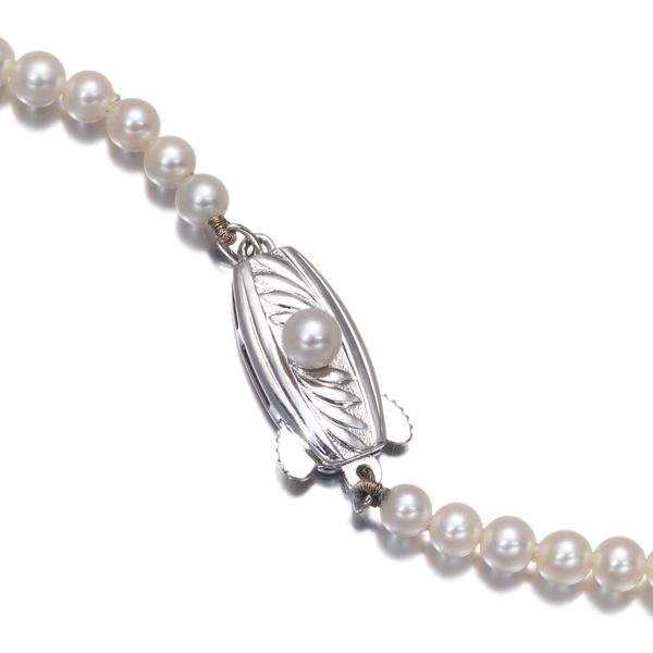 MIKIMOTO（ミキモト） ネックレス パール 真珠 3.6-7.3mm シルバー BLJ 