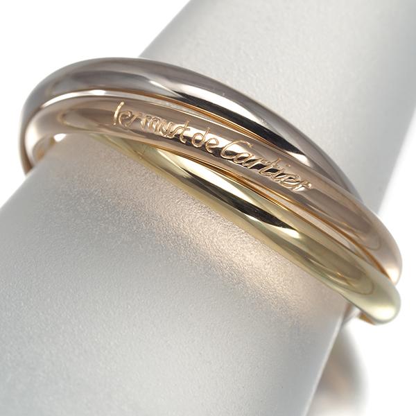 Cartier（カルティエ） トリニティリング スリーカラー XS 52号 K18YG