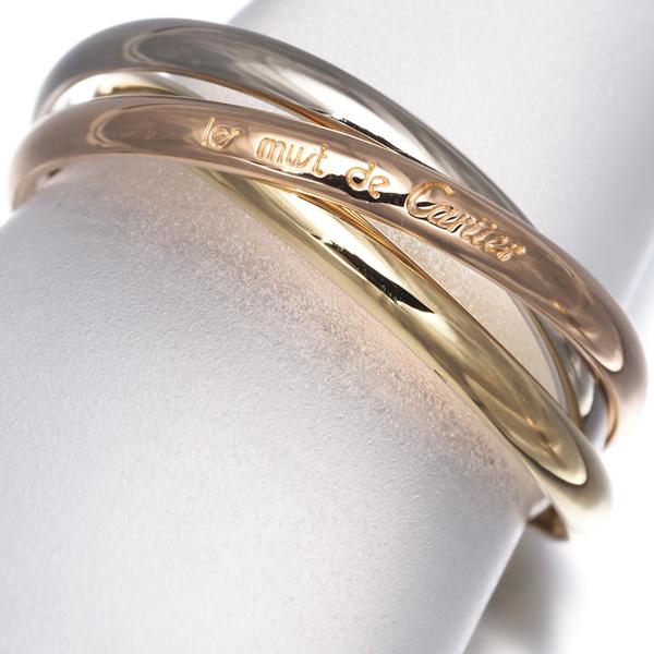 Cartier（カルティエ） トリニティリング スリーカラー XS 51号 K18YG