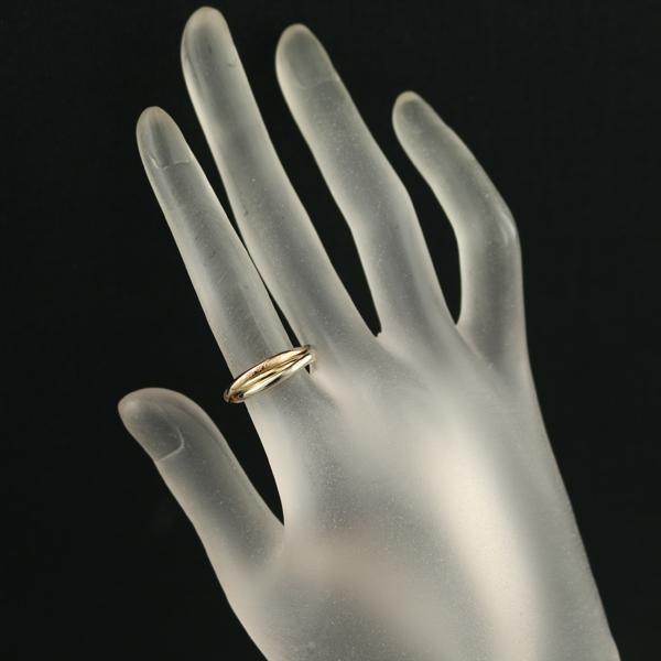 Cartier（カルティエ） トリニティリング スリーカラー XS 51号 K18YG
