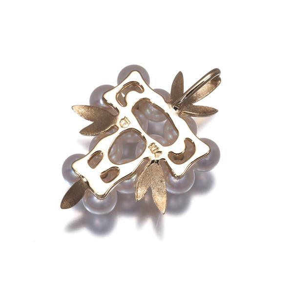 TASAKI（タサキ） ペンダントトップ ベビーパール 真珠 3.8mm フラワー