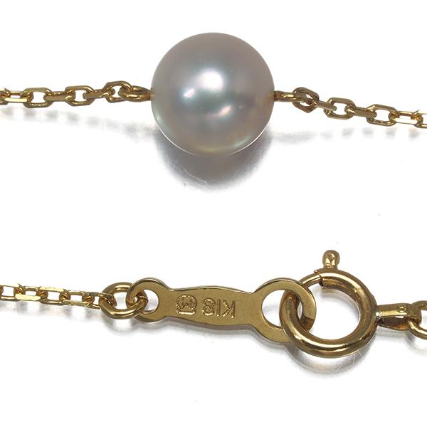 MIKIMOTO（ミキモト） ネックレス パール 真珠 4.8-6.2mm ステーション