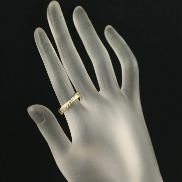 GSTV リング ブラウンダイヤ ダイヤモンド 0.32ct 艶消し クロスライン
