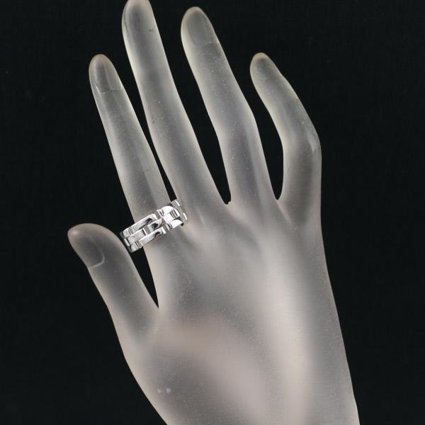 値下げ　カルティエ　マイヨンパンテールリング 18WG 53 Cartier（カルティエ） リング マイヨンパンテール 3ロウ 53号 K18WG