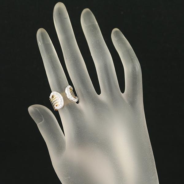 Cartier（カルティエ） リング ダイヤ 2C ドゥーブルC C2 スリーカラー