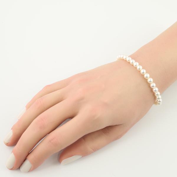 MIKIMOTO（ミキモト） ブレスレット パール 真珠 5.0-5.4mm K18WG BLJ