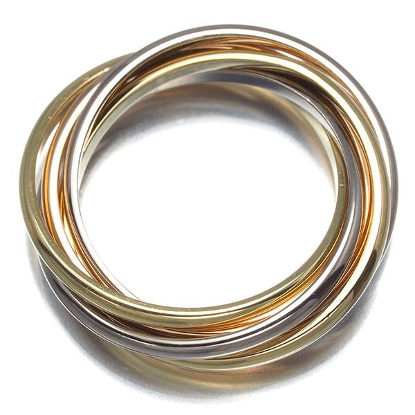 Cartier（カルティエ） トリニティリング スリーカラー XS 5連 50号