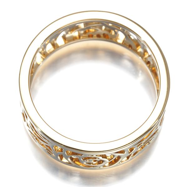 再値下げ‼️ CHANEL カメリアリング　53 CHANEL（シャネル） リング カメリア ミディアム 53号 K18YG 指輪 BLJ