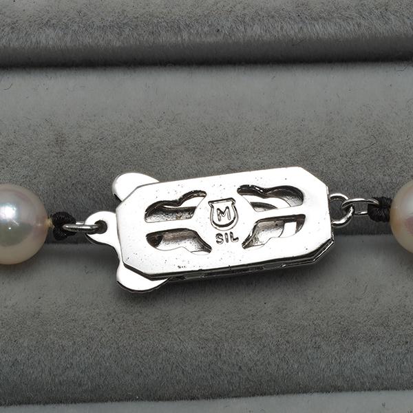 MIKIMOTO（ミキモト） ネックレス パール 真珠 6.0-6.4mm シルバー BLJ